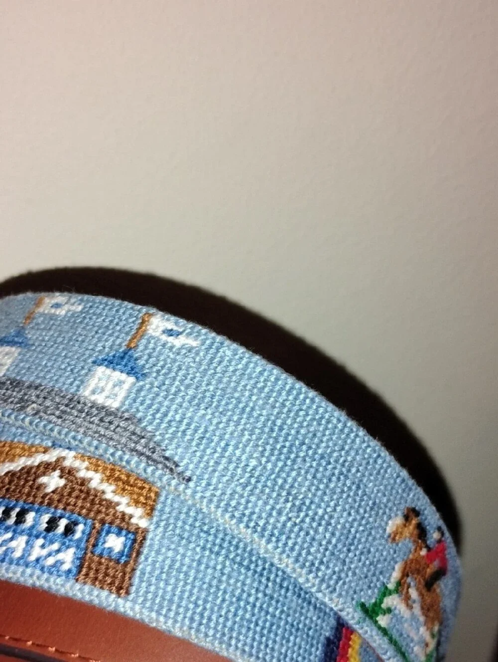 Smathers & Branson Needlepoint Belt